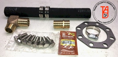 Perkins 4.236 / 6.354 Bowman Exhaust Elbow Connection Kit