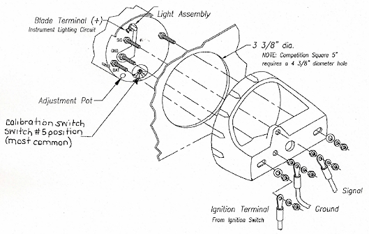 Faria Tach Wiring - Cool Wiring Diagrams