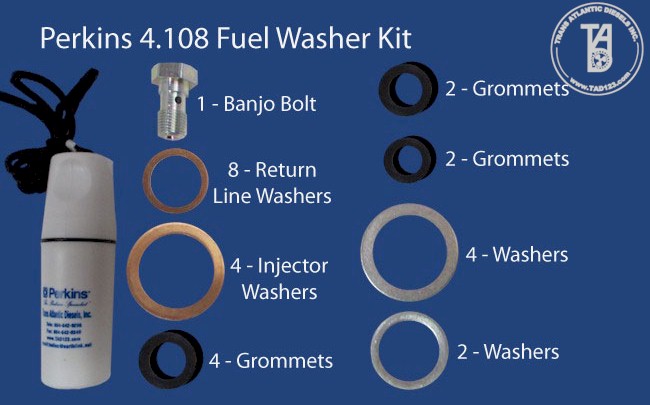 Perkins 4.108 Fuel Washer Kit