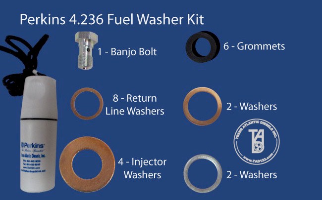 Perkins 4.236 Fuel Washer Kit