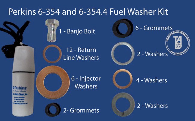 Perkins 6-354 Fuel Washer Kit