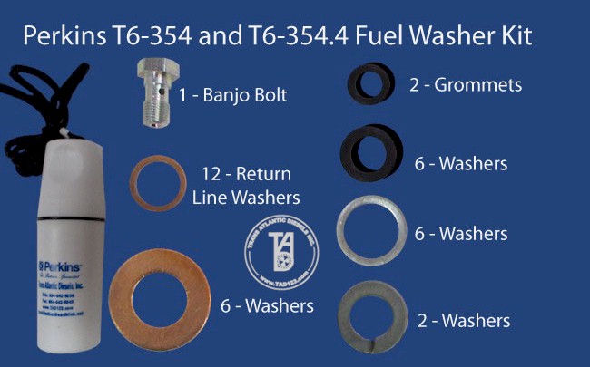 Perkins T6-354 Fuel Washer Kit
