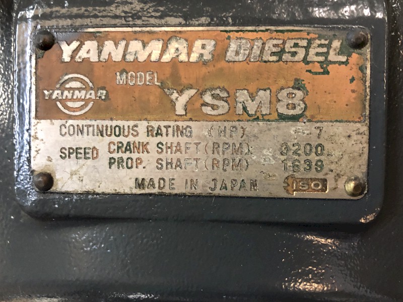 Yanmar YSM8 Marine Diesel Engine