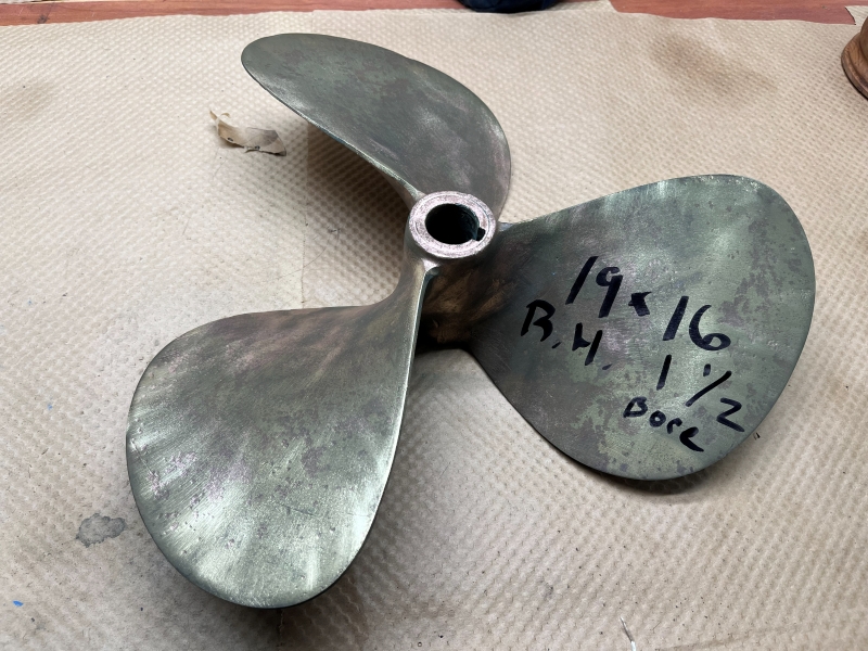 Used 3 Blade Boat Propeller