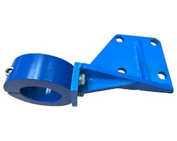 Perkins 6.354 Raw Salt Water Pump Mounting Bracket and Clamp Assembly